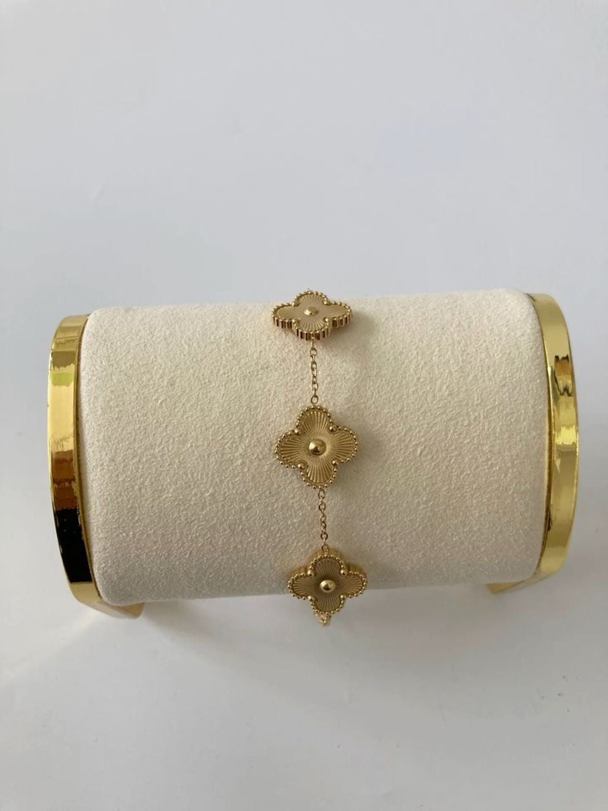 Gold Clover Bracelet