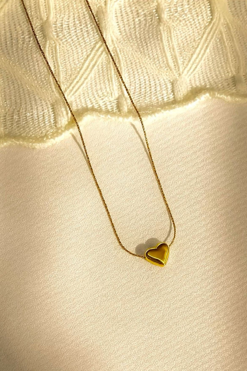 Small Heart Pendant Chain