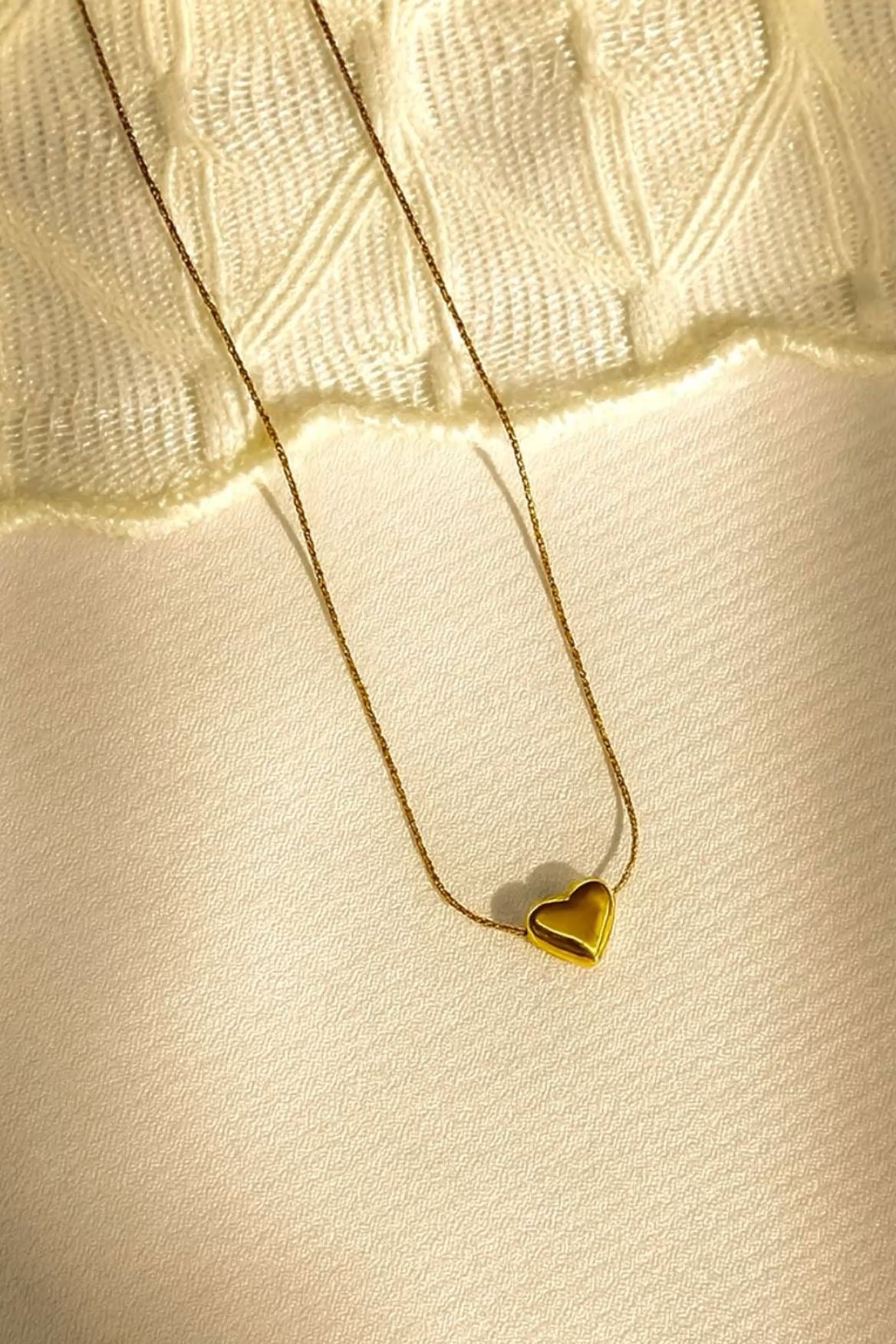 Small Heart Pendant Chain