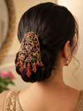Pink Hair Bun Accessory