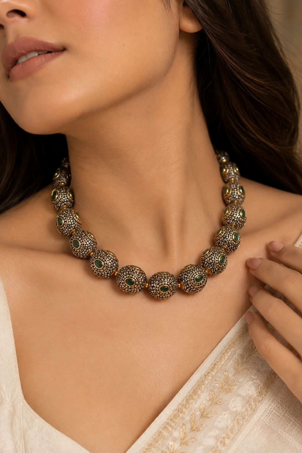 Royal Emerald Necklace for Women
