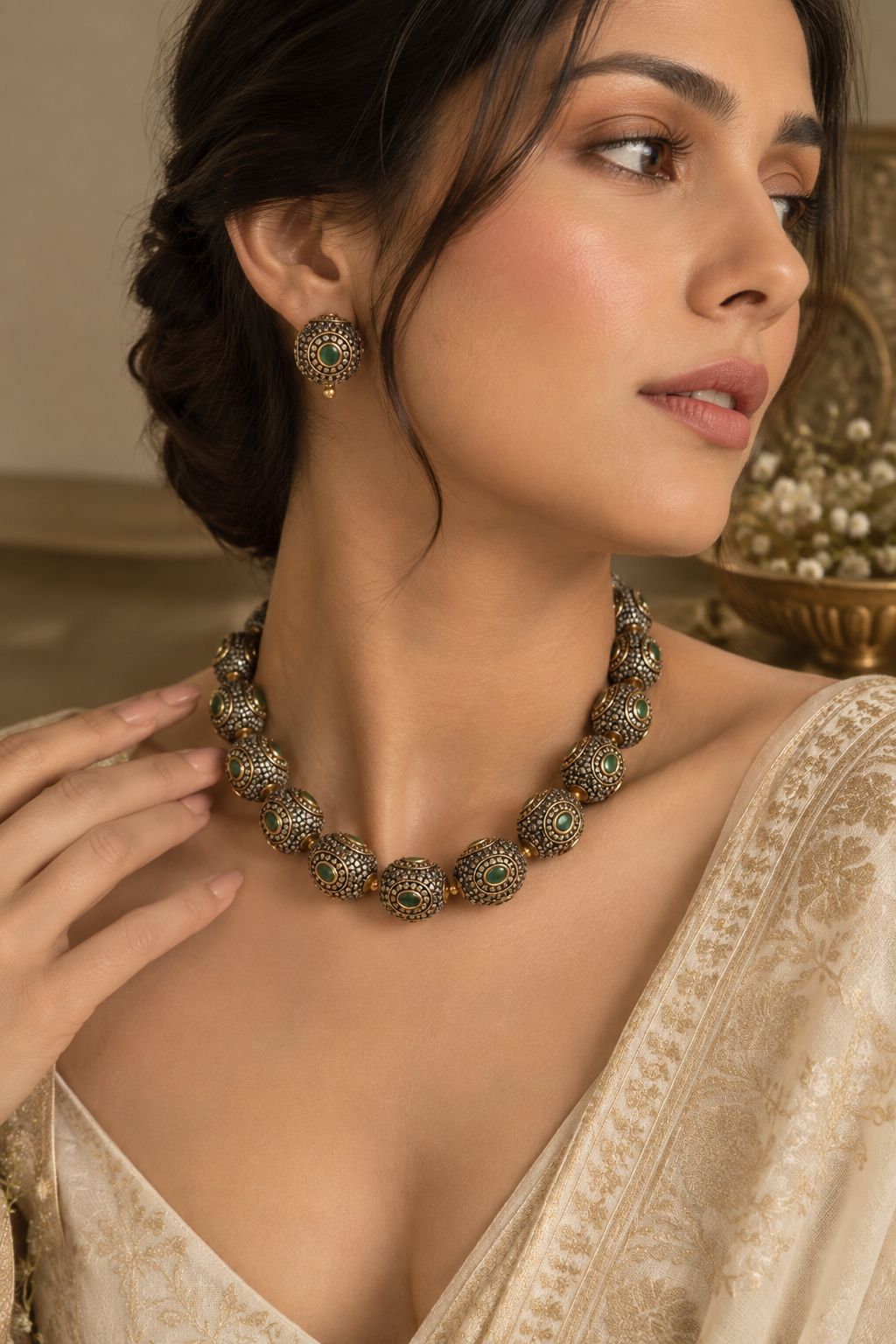 Royal Emerald Necklace for Women