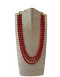 Maroon Cascade Necklace