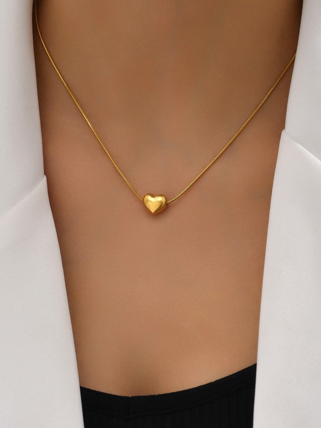 Small Heart Pendant Chain